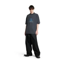 T-shirt Surfer Medium Fit in Nero/blu