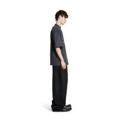 T-shirt Surfer Medium Fit in Nero/blu