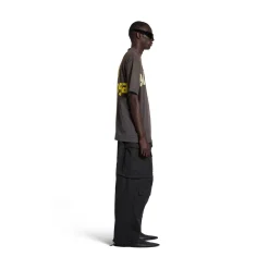 T-shirt Tape Type Medium Fit in Grigio Scuro