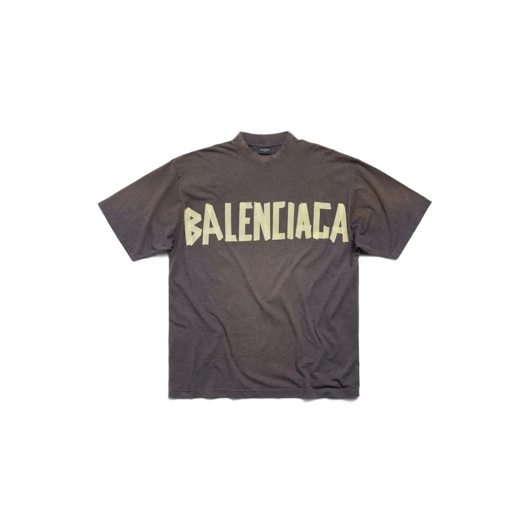T-shirt Tape Type Medium Fit in Grigio Scuro