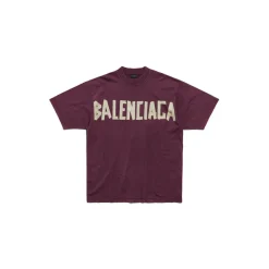 T-shirt Tape Type Medium Fit in Rosso Scuro