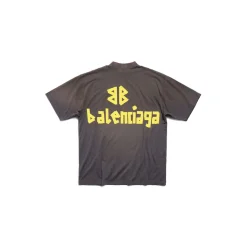 T-shirt Tape Type Medium Fit in Grigio Scuro