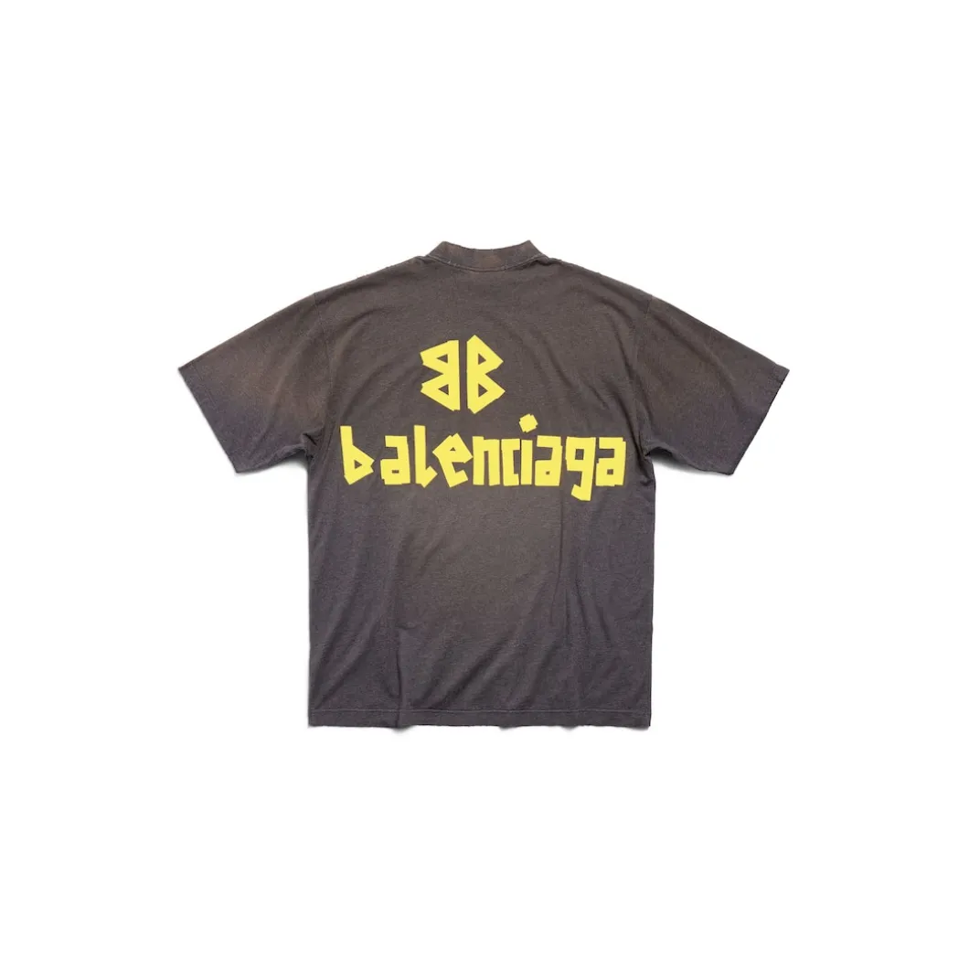 T-shirt Tape Type Medium Fit in Grigio Scuro