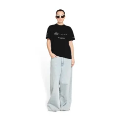 T-shirt Wfp Medium Fit da Donna in Nero