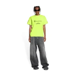 T-shirt Wfp Medium Fit da Donna in Giallo Fluo