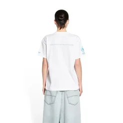 T-shirt Wfp Medium Fit da Donna in Bianco