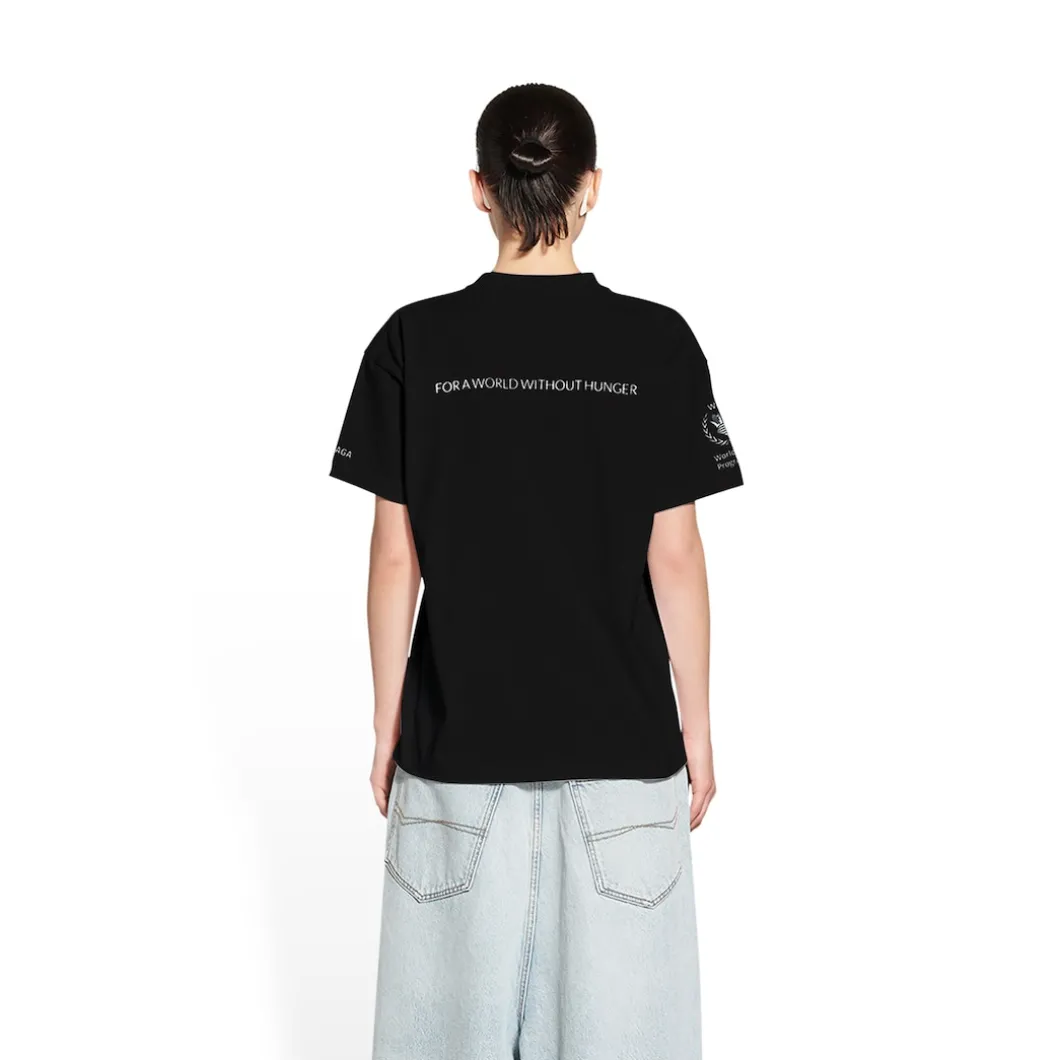 T-shirt Wfp Medium Fit da Donna in Nero
