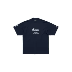 T-shirt Wfp Medium Fit in Blu Scuro/bianco