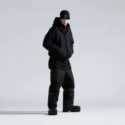 Zip-up Hoodie Capospalla 3b Sports Icon in Nero