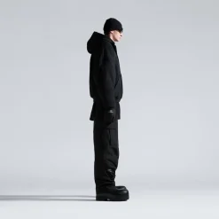 Zip-up Hoodie Capospalla 3b Sports Icon in Nero