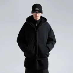 Zip-up Hoodie Capospalla 3b Sports Icon in Nero