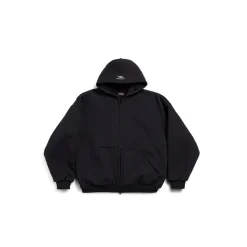 Zip-up Hoodie Capospalla 3b Sports Icon in Nero
